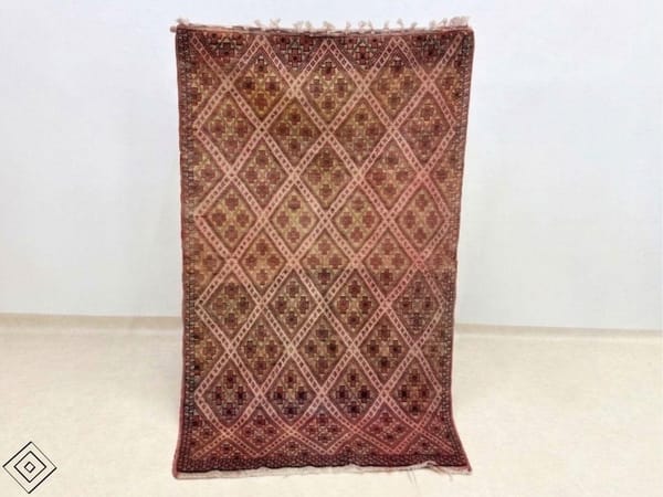 Housewarming Gift Vintage-Style Berber Wool Rug